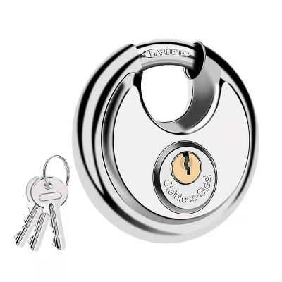 China High Quality Heavy Duty Stainless Steel Security Keyed Alike Waterproof Security Round Locks And Keys Disc Lock ST-200 for sale