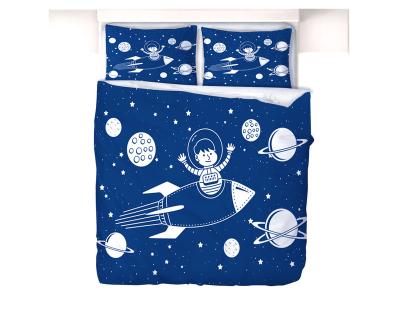 China Nondisposable Custom Bedspread Cheap Cartoon Brand Twin Bedding Sets Kids Personalized Duvet Covers Printed Boys Polyester Bedding Set for sale