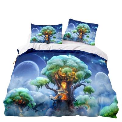 China Best Nondisposable Digital Sheet Printing Bedding Set Cover Microfiber for sale