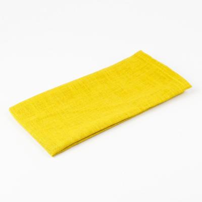 China Other Custom Yellow Cocktail Cloth Napkins for sale