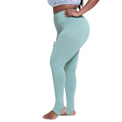 China Snagging resistance ladies activewear women plus size apparel female belly order tight yoga pants oversized pants big size for sale