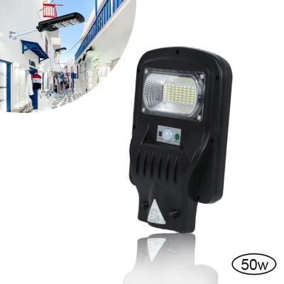 China Wholesale ROAD Street Light Solar Integrated Outdoor Solar Panel PIR Sensor+Remote Control All in One Solar Street High Power Light for sale