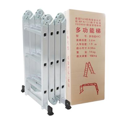 Cina Aluminum Folding Ladders Radder Hinge Step Ladder Price Escalerasr Alumini Plegabl Telecopi in vendita