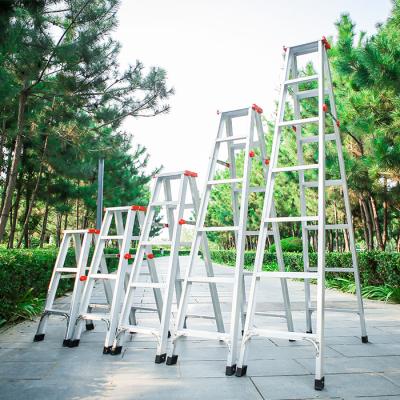 Cina Folding Ladders Top Sell Household Folding Aluminum Step Ladder in vendita