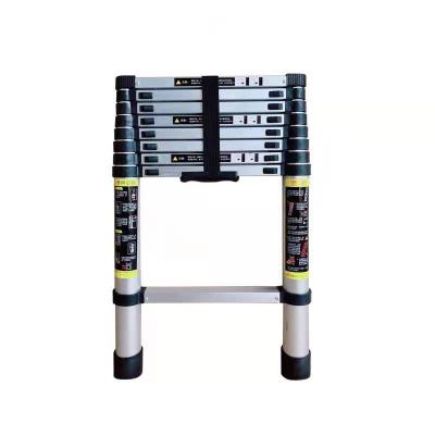 중국 The ladder of folding ladders step 7 steps a type high quality telescopic extension ladder with 7 steps 판매용