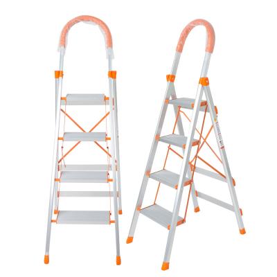 China Aluminum Folding Ladders Step Household Folding Ladder for sale