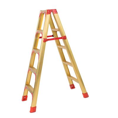 China Custom Double Side Ladder Aluminum Alloy Folding Ladders China Movable Platform Ladder Ladder for sale