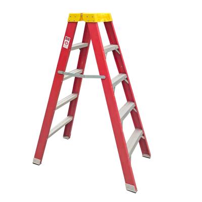 China Folding ladders easy carrier aluminum folding ladder, escalera de aluminio, a type fiberglass ladder en venta