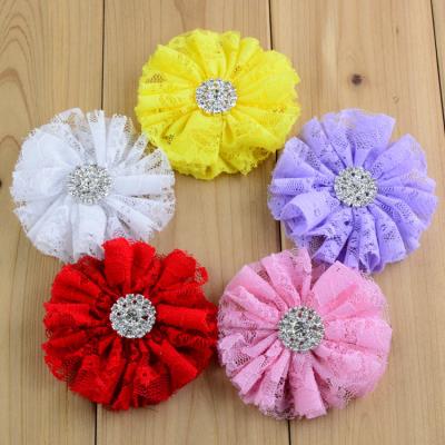 China 2021 Home Decoration Plant Decorative Handmade Chiffon Fabric Flower For Dresses Apparel And Wedding for sale