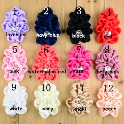 China Home Flower Brooch Camellia Plant Decoration Garland Handmade DIY Cloth Chiffon Decorative Artificial Flower for sale