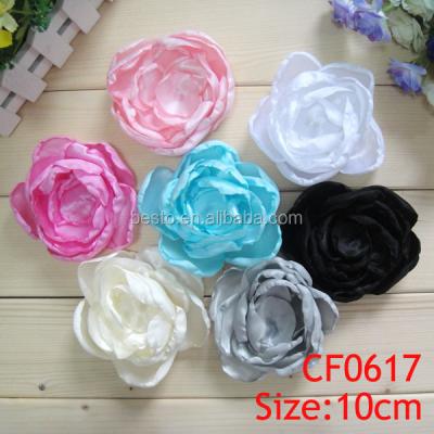 China Fabric Flower Pattern CF0617 Wedding Handmade Chiffon Fabric Corsage Flower Chiffon Flower for sale