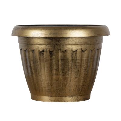 China Vintage Planters Antique China Style Vintage Flower Pot Indoor Outdoor Garden Decoration Brass Easy Carry Home Plant Pots for sale