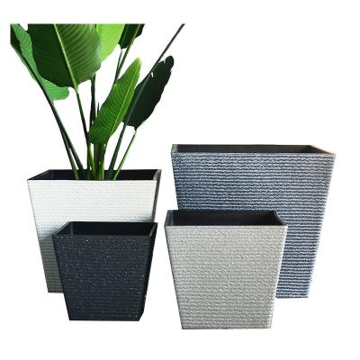 China Modern Planter Pots For Plants And Flowers Square Home Form Living Room Green Plant Decorative Planters Flower Pot for sale