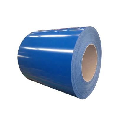 China Decoration ppgi interior steel coil RAL 5016 PPGI coil price RAL 5017 prepainted galvanized color coated steel coils for sale