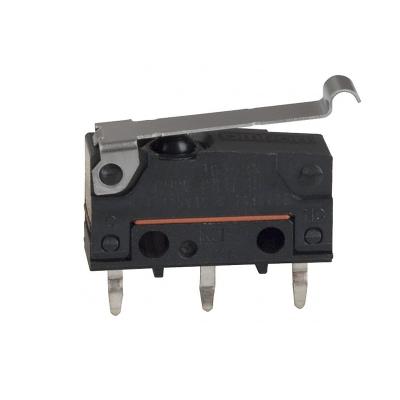 China Standard D2SW-P2L3D Sealed Subminiature Basic Switch 0.6N Action Force Simulated roller lever for sale