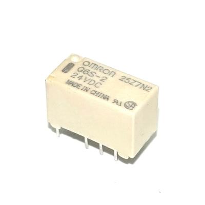 China Standard G6S-2 DC24V Surface-mounting Relay Single-side stable DPDT (2c) for sale