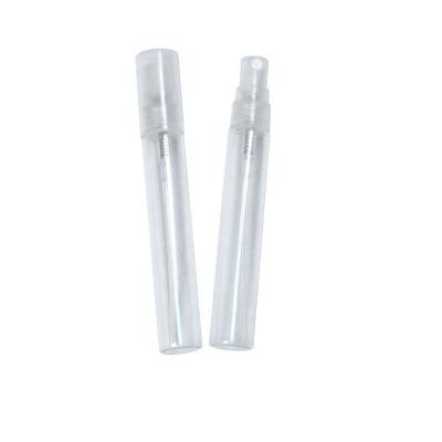 China Perfume Cosmetic Glass Clear Refillable Empty Glass Vial Sample Vial Fine Mist Sprayer 9ml for sale