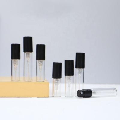 China 1.5ml 2ml 2.5ml Mini Perfume Cosmetic Test Vial Glass Bottles Tubular Glass Bottle for sale