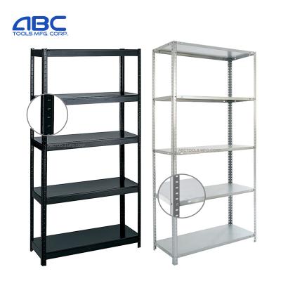 China Estantes Metalicos Hot Selling 4 Layer Corrosion Protection Bolted Galvanized Steel Storage Shelf Rack For Garage Wearhouse for sale