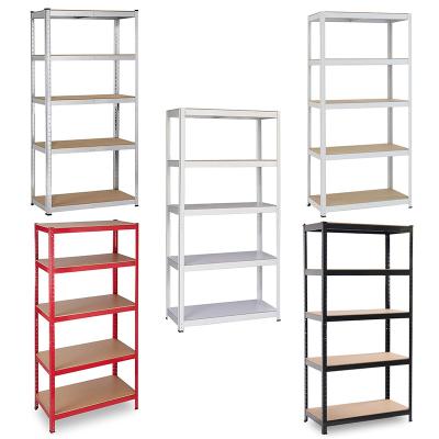 China Heavy Duty Corrosion Protection 5 Layers Stacking Boltless Galvanized Steel Storage Shelving for sale