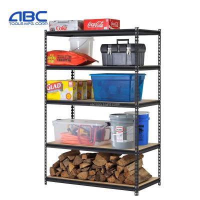 China OEM Factory Corrosion Protection Perforated Shelving Shelf Heavy Duty Metal Rack For Garage for sale