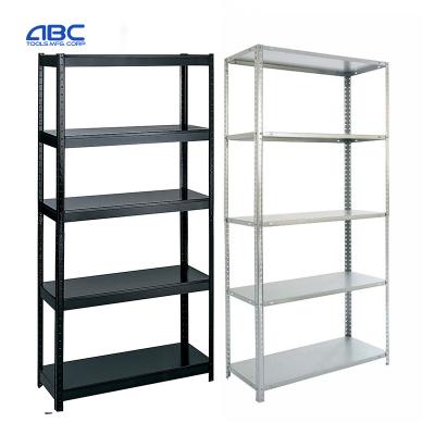 China Estantes Metalicos Hot Selling 4 Layer Corrosion Protection Bolted Galvanized Steel Storage Shelf Rack For Garage Wearhouse for sale