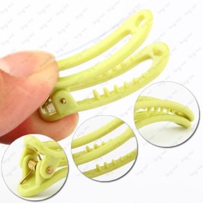 China New Arrival Soft Women's Hairpins Ear Correcting Clip Hairline Clip Independent Packaging Plastic Injection Molding for sale