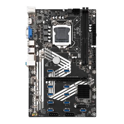 China 2022 New Arrival 12 GPU B250 Desktop Motherboard With DDR4 RAM LGA1151 B250c Motherboard for sale