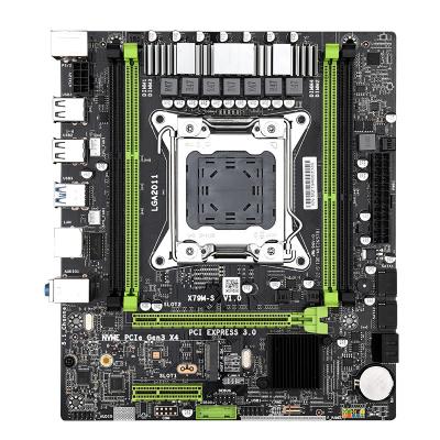 China X79M S2.0 M-ATX Motherboard LGA 2011 Desktop/Server USB2.0 NVME M.2 Socket Dual Channel SSD RAM DDR3 Mobo for sale