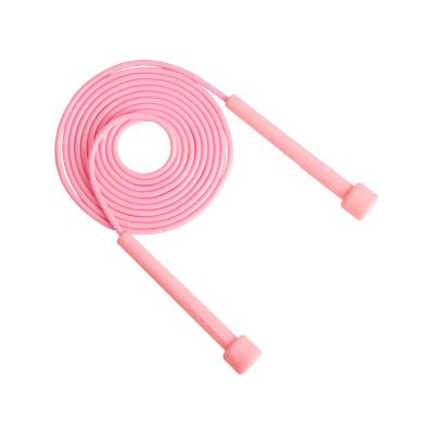 China OEM Non-slip Handle Quick Release PVC Adjustable Speed ​​Pink Jump Rope for sale