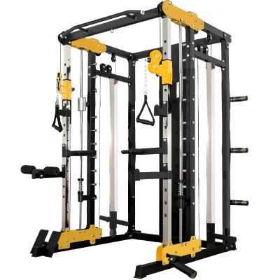 China Universal OEM Customization Wholesale Blacksmith Machine Gym Squat Rack For Commercial Gym for sale