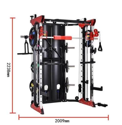 China Universal Multi Functional Blacksmith Cable Machine Gym Fitness Equipment Lat Pulldown Force for sale