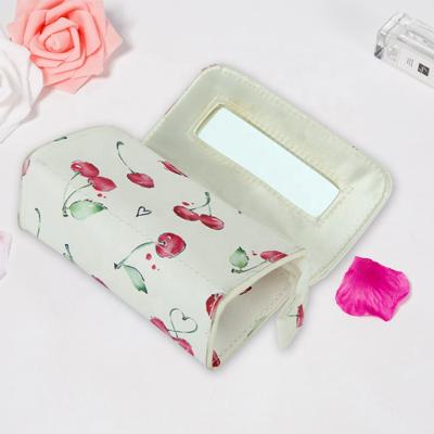 China Fashoion Travel Waterproof Portable Storage Bag Large Capacity Cosmetic Bag With Mirror for sale