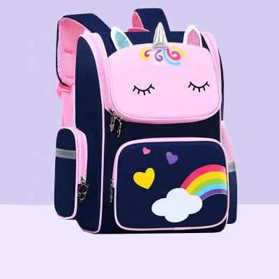 China Hot Selling Anti-theft Durable Kid Fashion Lovely Horse Cartoon School Backpack Bag For Children for sale