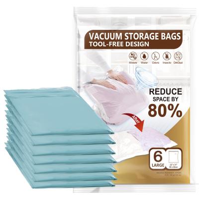 China Other TAILI Fabric Organizer Vacuum Storage Bag Space Saver Vacuum Storage Bags Zipper Vacuum Storage Bags For Clothes for sale