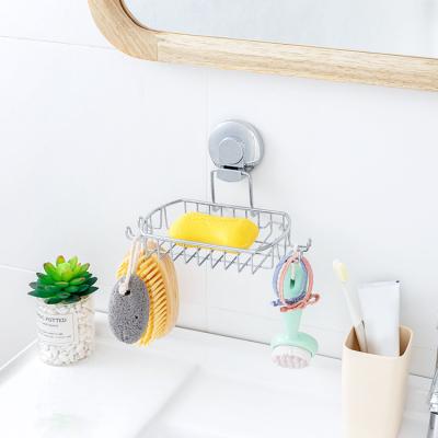 China Wall Mounted Type Hollow Out Soap Holder Stainless Steel Wall Mounted Easy Dry Soap Holder For Shower for sale