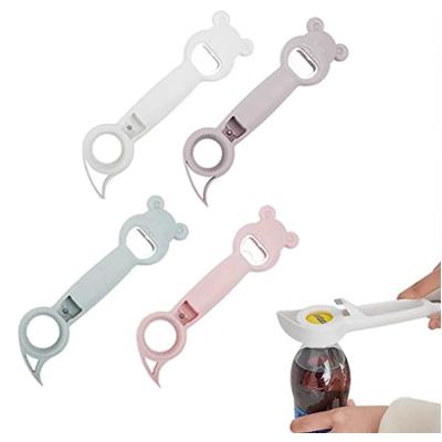 China New Style 4 in1Multi-functional Viable Universal Bottle Opener Beverage Bottle Opener Can Opener Beer Tool for sale