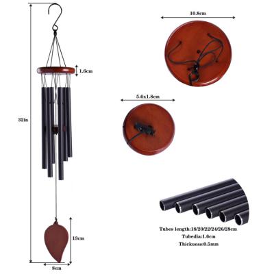 China Easy Installment Custom Amazon Memory Wind Chimes Outdoor Memorial Wind Chimes Aluminum Memorial Windchimes With Box for sale