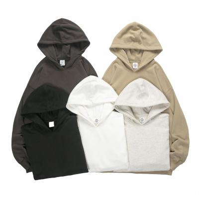 China Factory Custom Street Pullover Style Street Pullover Cotton Anti-Wrinkle Cotton Anti-Wrinkle Custom Heavy Oversized Simple Hoodies Men for sale