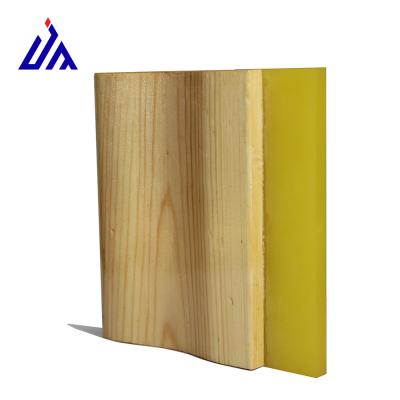 China Polyurethane Wood Handle Wood Handle Scraper Blade Popular Bristle Squeegee Factory With Long Handle for sale