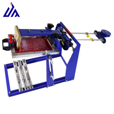 China Garment Shops Bottle Printing Manual Silk Screen Letterpress Machine For Plastic Bottles for sale