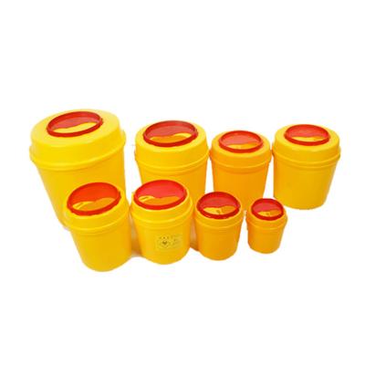 China Round Shape Factory Price Wholesale Square Medical Pointed Waste Bin, Round Biohazard Bins 7L/ for sale