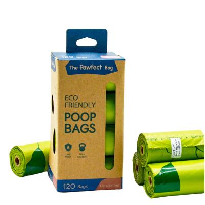 China Eco Friendly Stored Dog Poo Bags Dog Bags Biodegradable For Dog Poop for sale