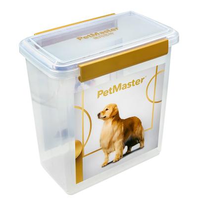 China Viable Transparent Rice Container Food Storage For Kitchen Dogs Pets for sale