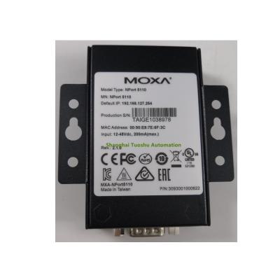 China MOXA NPort 5110 1 Port RS-232 Device Server NPort 5110 for sale