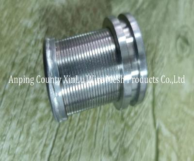 China Industrial Strainer Filter Screen Nozzle with 18x2.5mm Support Wire and 40-70mm Length for sale