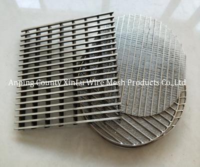 China Vee Wire Wrapped Johnson Screen Mesh For Water Treatment, Well Drilling, Food, Filtration for sale