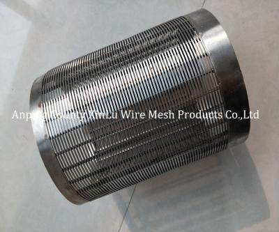 China Stainless Steel 2205 Wedge Wire Screen Tube with 219mm Johnson Water Well Screen Pipe for sale