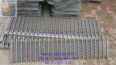 China DEWATERING SCREEN PANEL / WEDGE WIRE GRATING / JOHNSON SCREEN SUPPORT GRIDS / STAINLESS STEEL SCREEN PLATE for sale