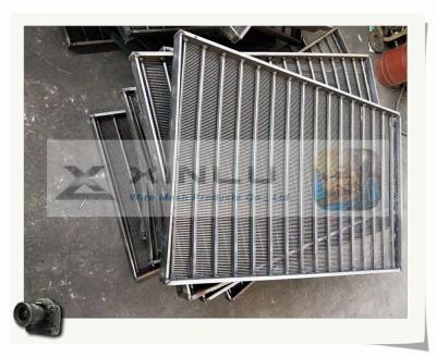 China Stainless Steel Support Grids / Wedge Wire Grating / Johnson screen grids / V wire flat panel / wedge wire filter panel for sale